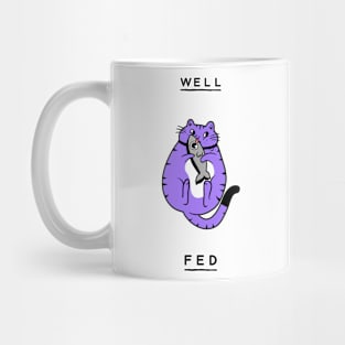 Well Fed Cat Mug